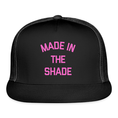 Made in the Shade Trucker Hat - black/black