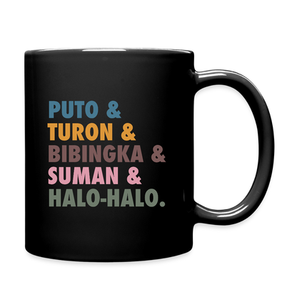 Lumpia & Pancit Full Color Mug - black