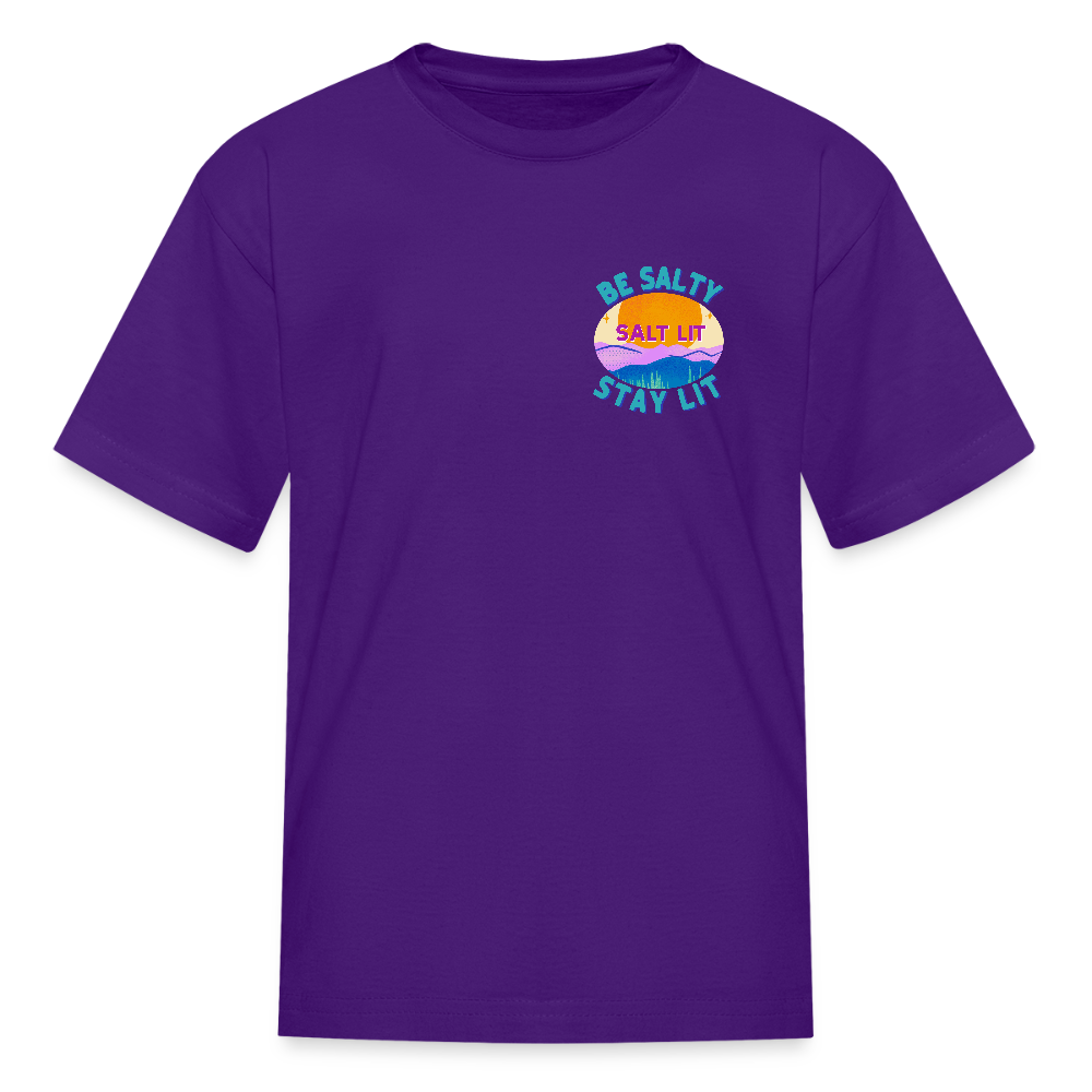 SALT LIT Kids' T-Shirt - purple