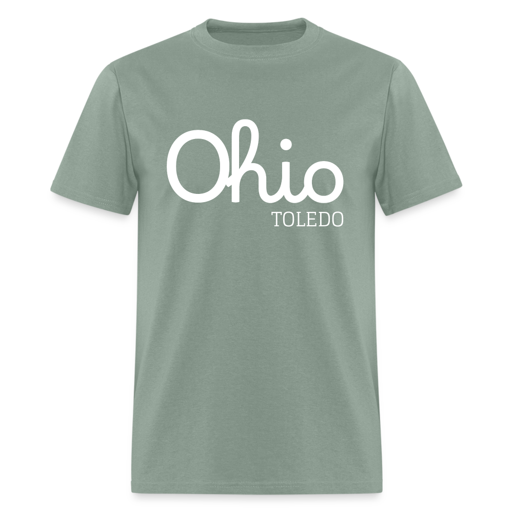 Toldeo Script Ohio Unisex Classic T-Shirt - sage