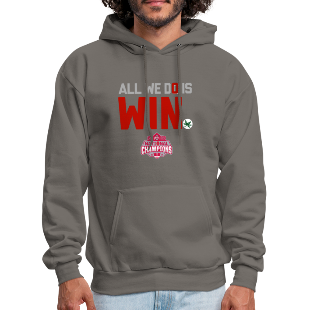 All We Do is Win Men's Hoodie - asphalt gray