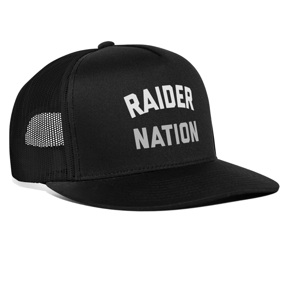 Raider Nation Trucker Cap - black/black