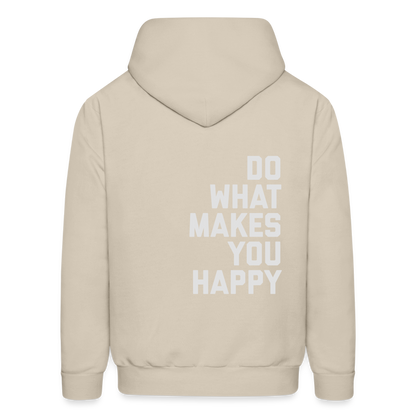 Do What Makes You Happy Men's Hoodie - Sand