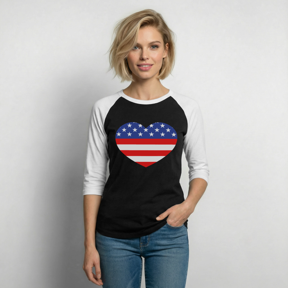 Baseball T-Shirt - black/white