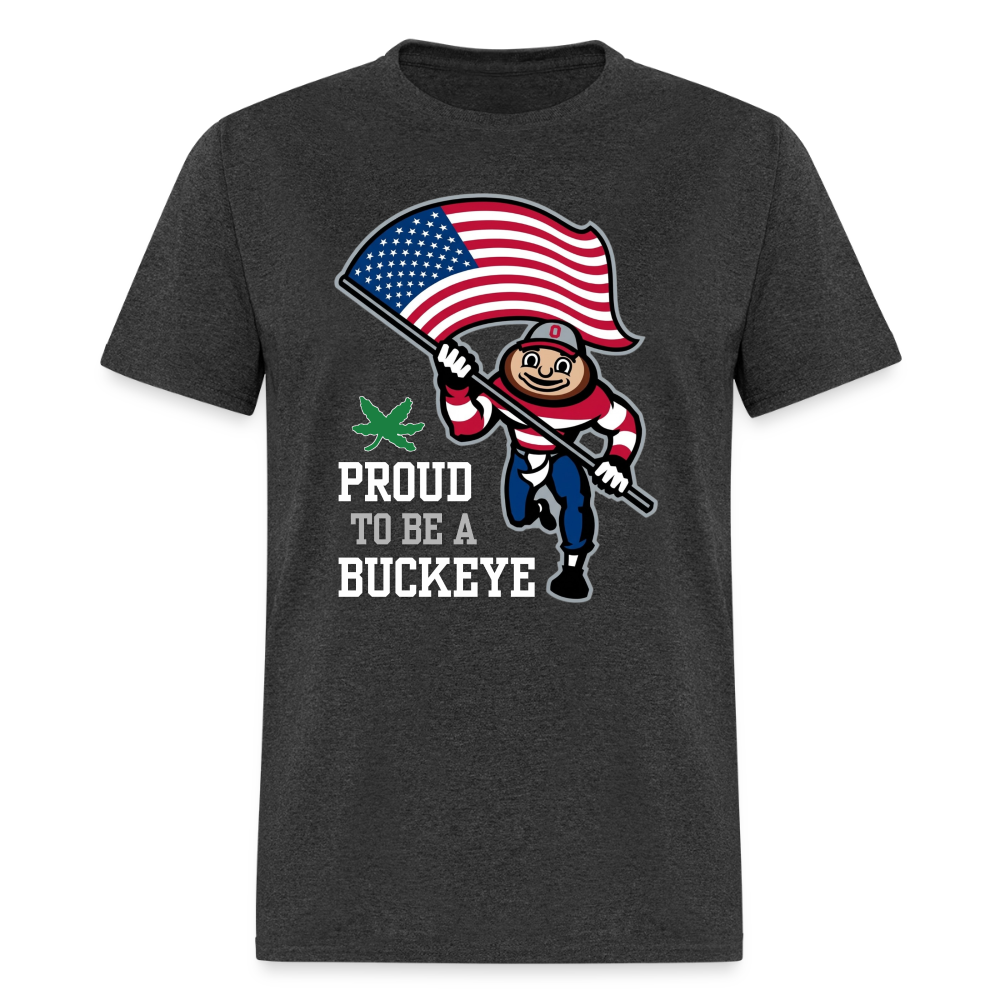 Proud to Be a Buckeye Men's T-Shirt - heather black