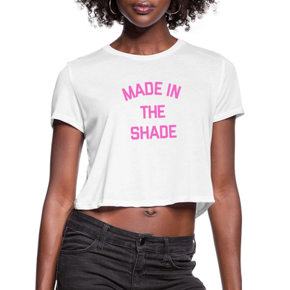 Made in the Shade Women's Cropped T-Shirt - white