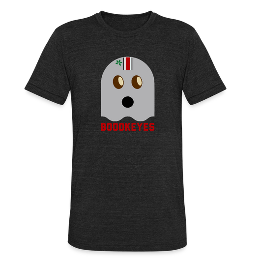 Boookeyes Unisex Tri-Blend T-Shirt - heather black