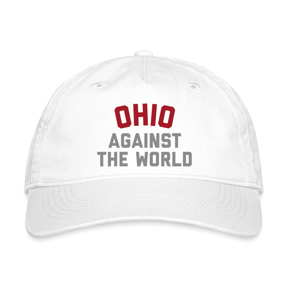 Ohio Against the World Organic Baseball Cap - white