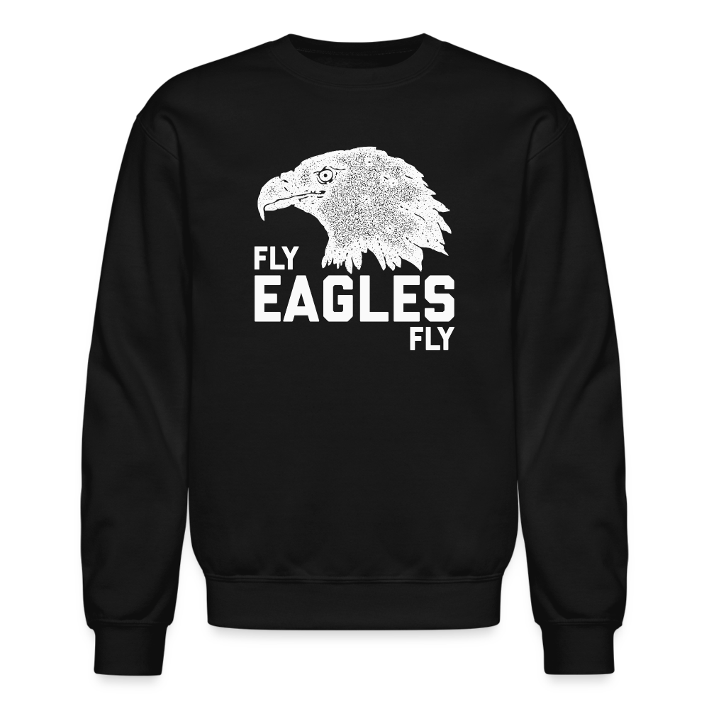 Fly Eagles Fly Crewneck Sweatshirt - black