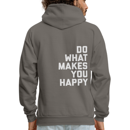 Do What Makes You Happy Men's Hoodie - asphalt gray