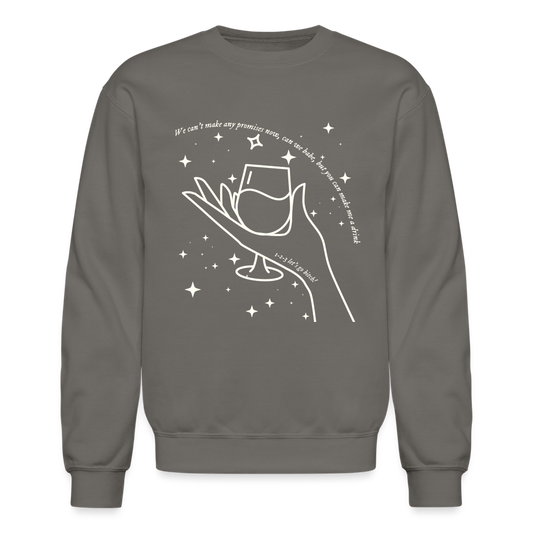 Delicate Crewneck Sweatshirt - asphalt gray