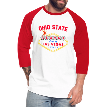 OSAC Baseball T-Shirt - white/red