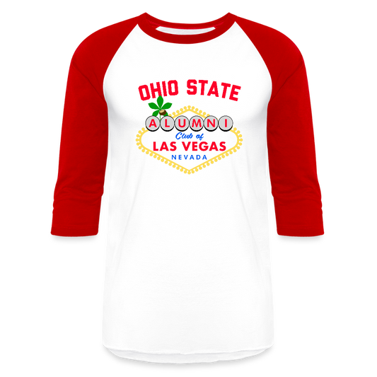 OSAC Baseball T-Shirt - white/red