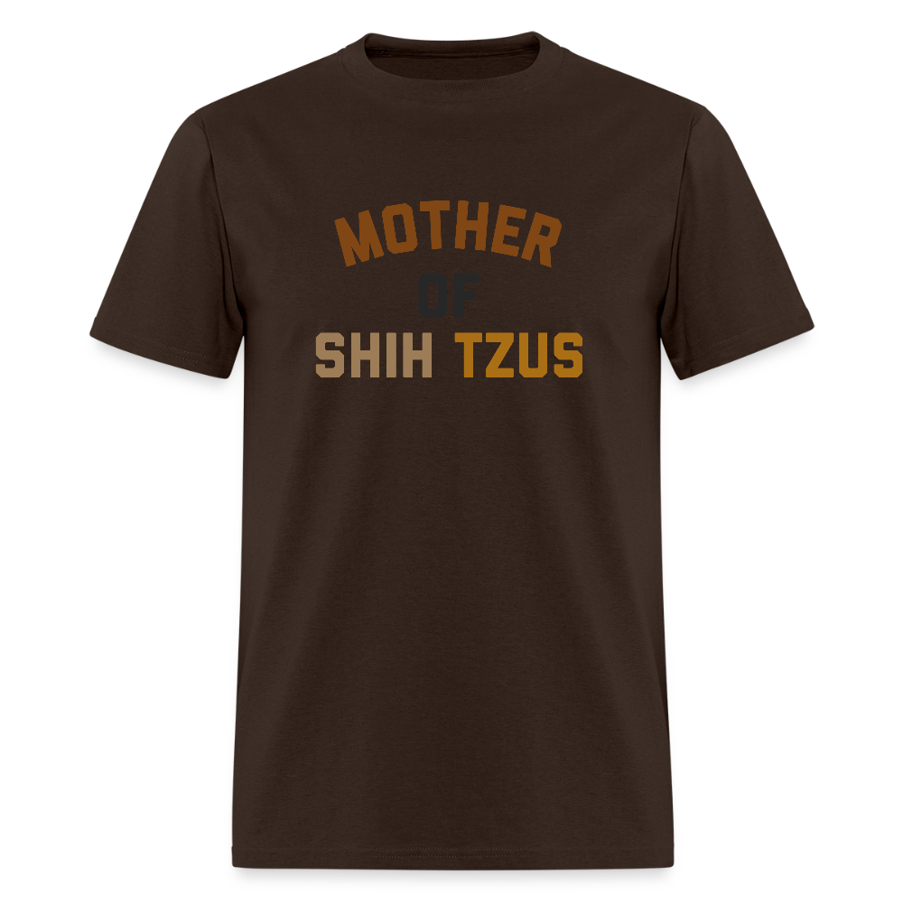 Mother of Shih Tzus T-Shirt - brown