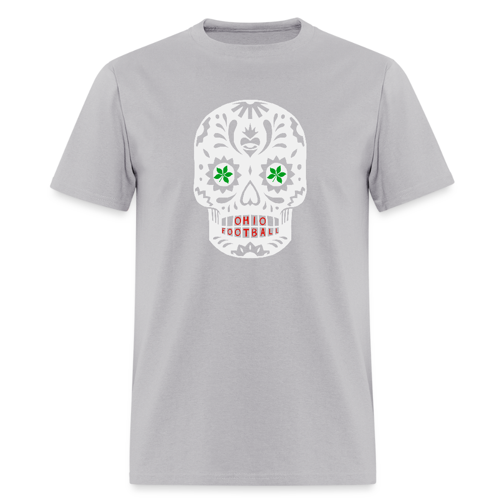 Sugar Skulls Ohio Football Unisex Classic T-Shirt - gravel 