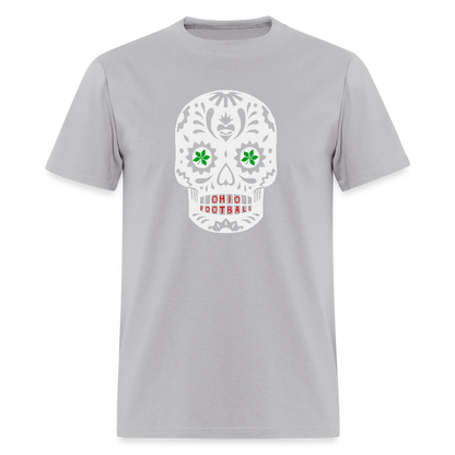 Sugar Skulls Ohio Football Unisex Classic T-Shirt - gravel 