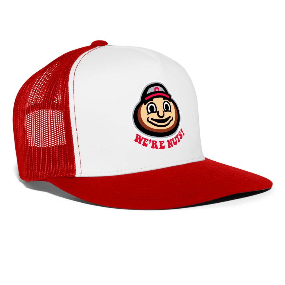 Brutus We're Nuts Trucker Hat - white/red