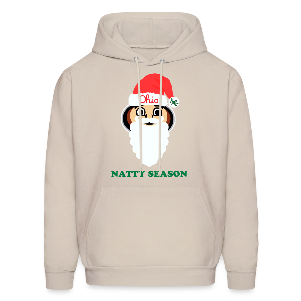 Ohio Santa Natty Season Men's Hoodie - Sand