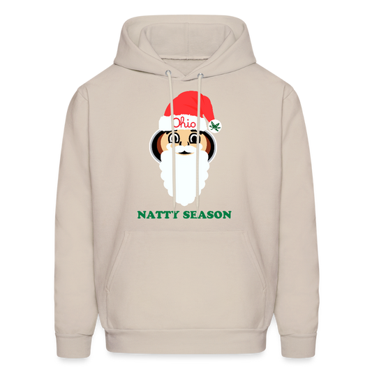 Ohio Santa Natty Season Men's Hoodie - Sand