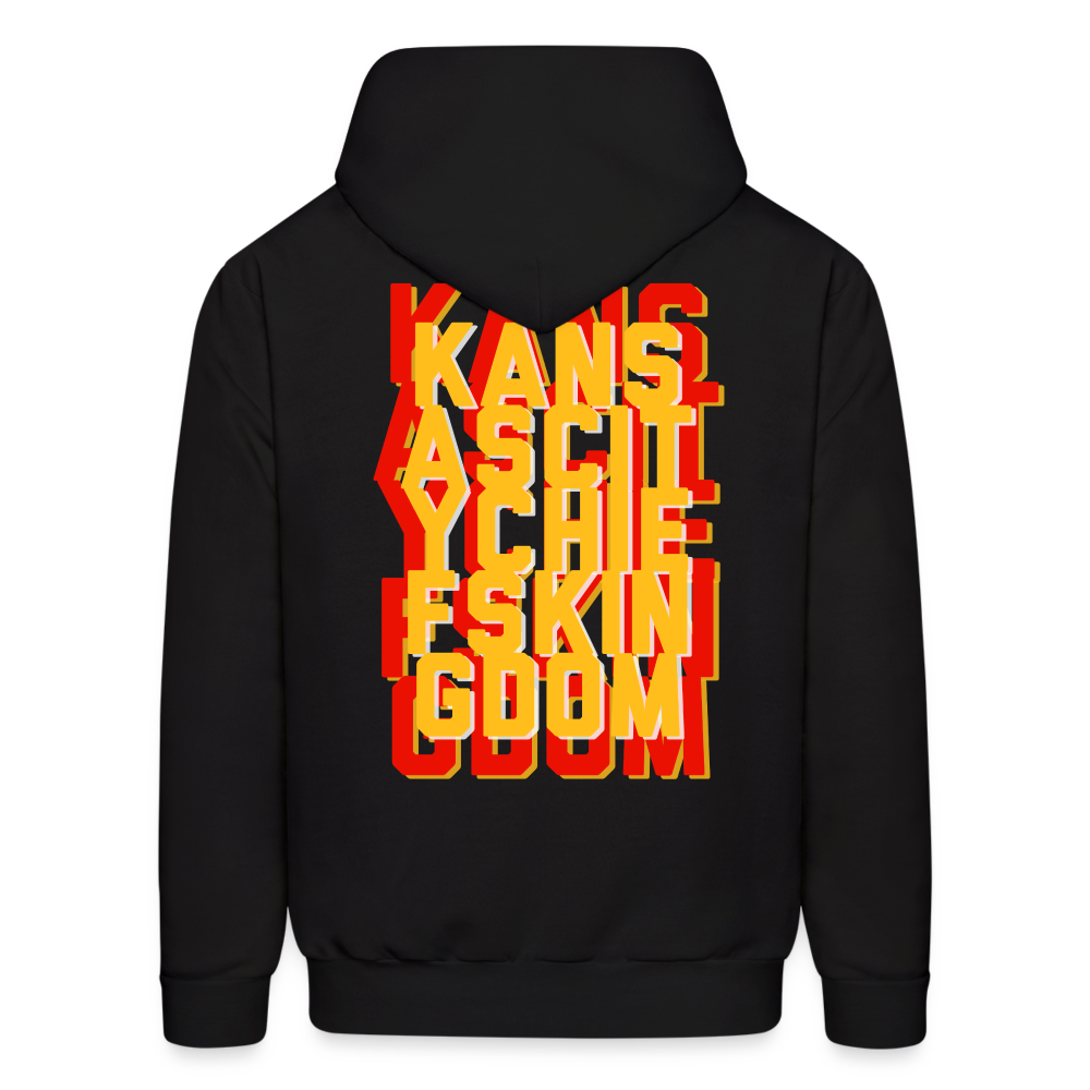 KC Chiefs Kingdom Men's Hoodie - black