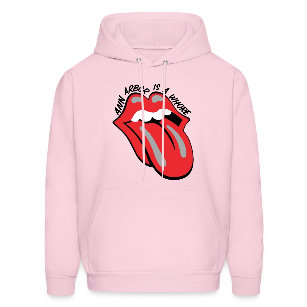 Ann Arbor was aWhore Men's Hoodie - pale pink