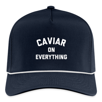 Caviar on Everything Rope Cap - navy/white