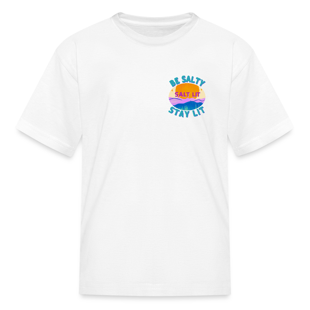 SALT LIT Kids' T-Shirt - white