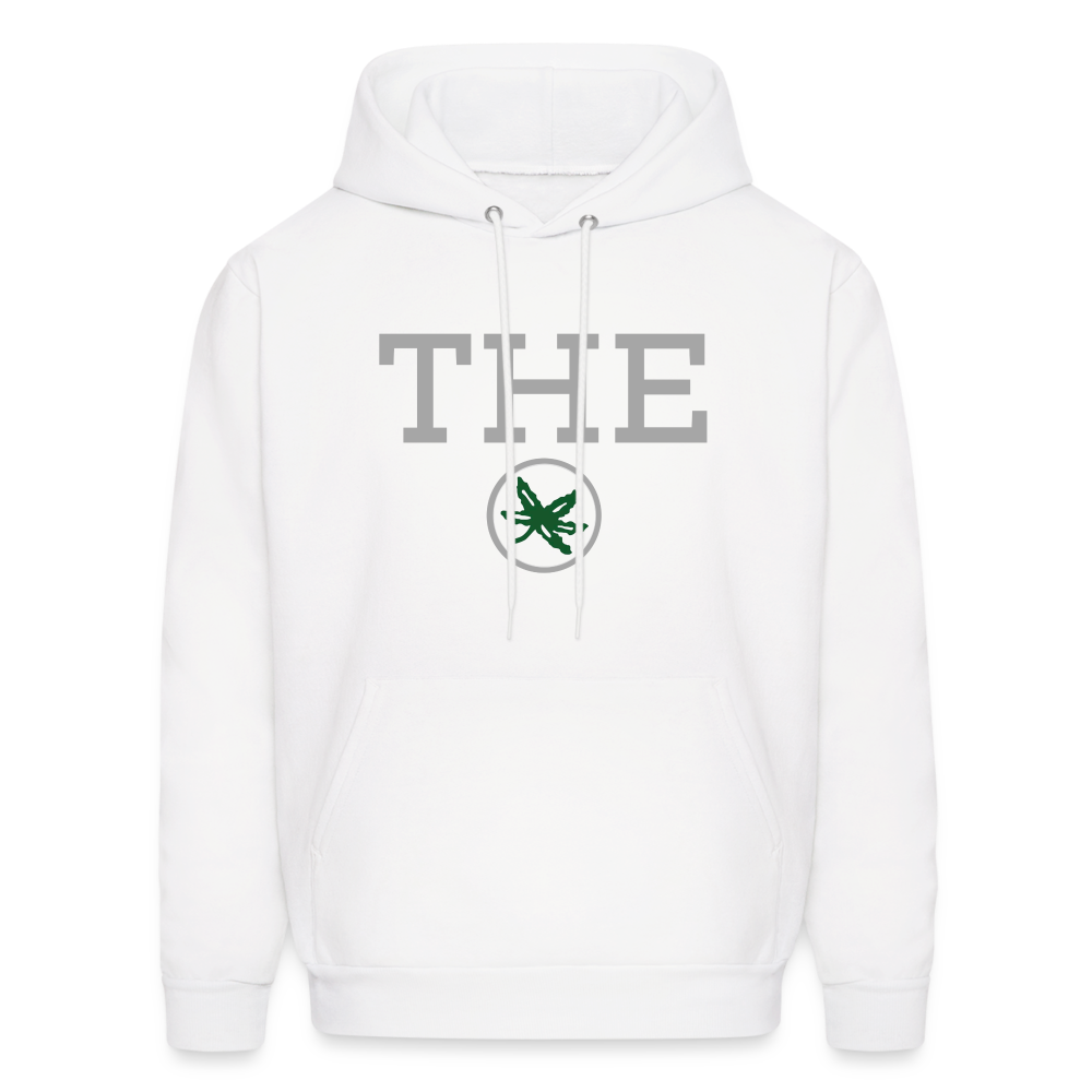 THE Buckeye Leaf Men's Hoodie - white