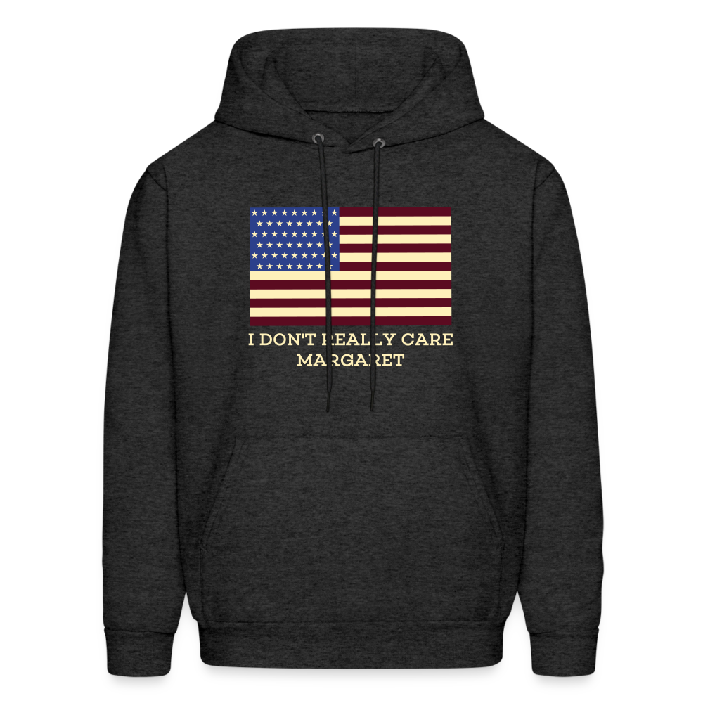 I Don't Really Care Margaret Men's Hoodie - charcoal grey