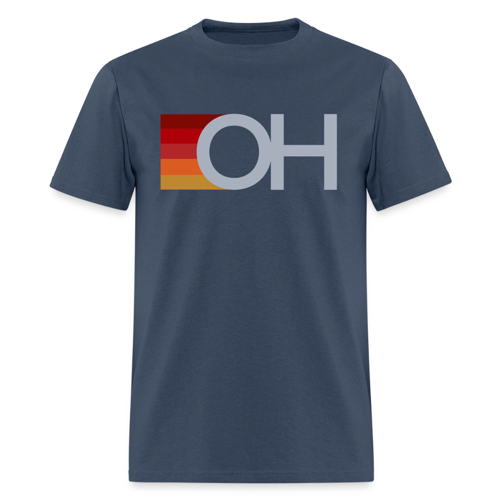 OH Stripes Men's T-Shirt -  blue dusk