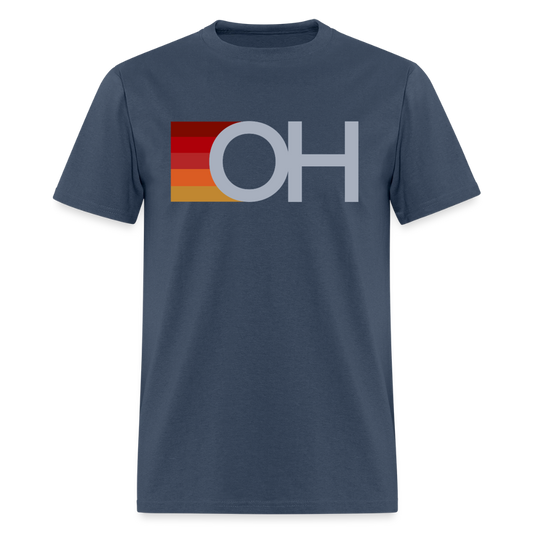 OH Stripes Men's T-Shirt -  blue dusk