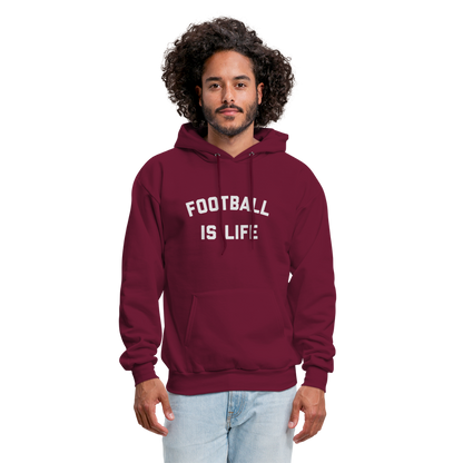 Men's Hoodie - burgundy