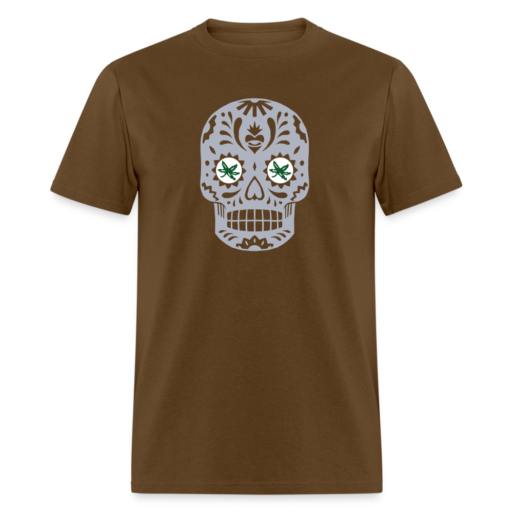 Sugar Skulls BuckEYES Unisex Classic T-Shirt - brown