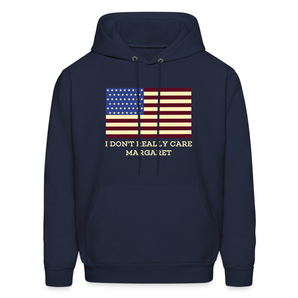 I Don't Really Care Margaret Men's Hoodie - navy