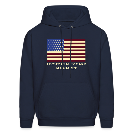 I Don't Really Care Margaret Men's Hoodie - navy