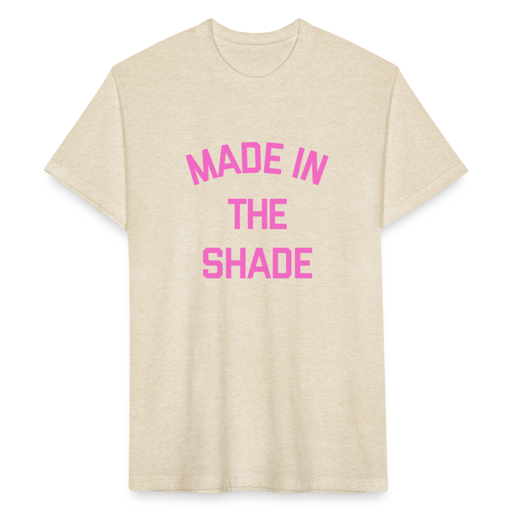Made in the Shade Fitted Cotton/Poly T-Shirt - heather cream