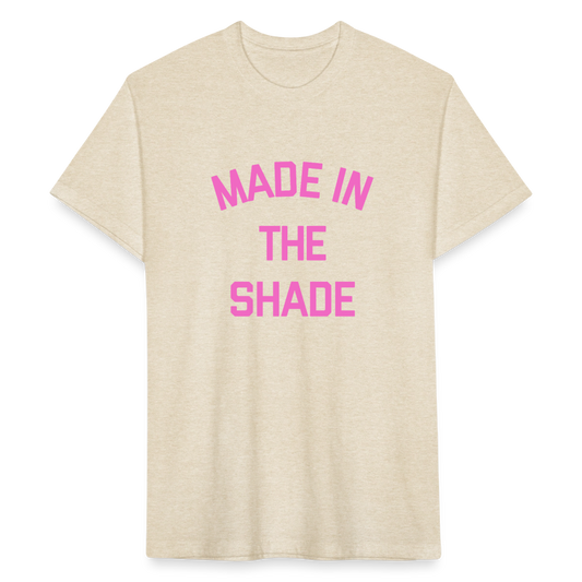 Made in the Shade Fitted Cotton/Poly T-Shirt - heather cream