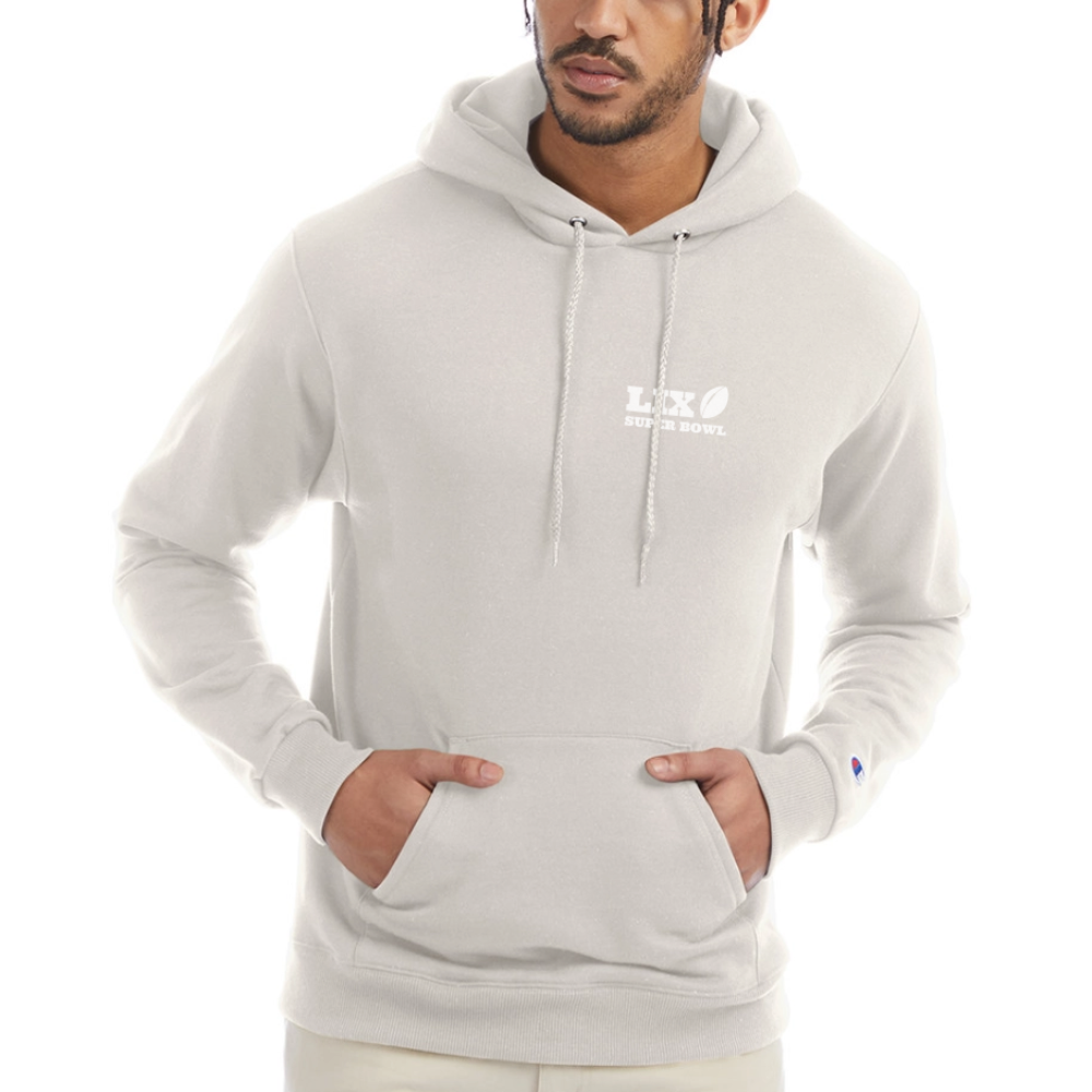 Fly Eagles Fly Champion Unisex Powerblend Hoodie - Sand