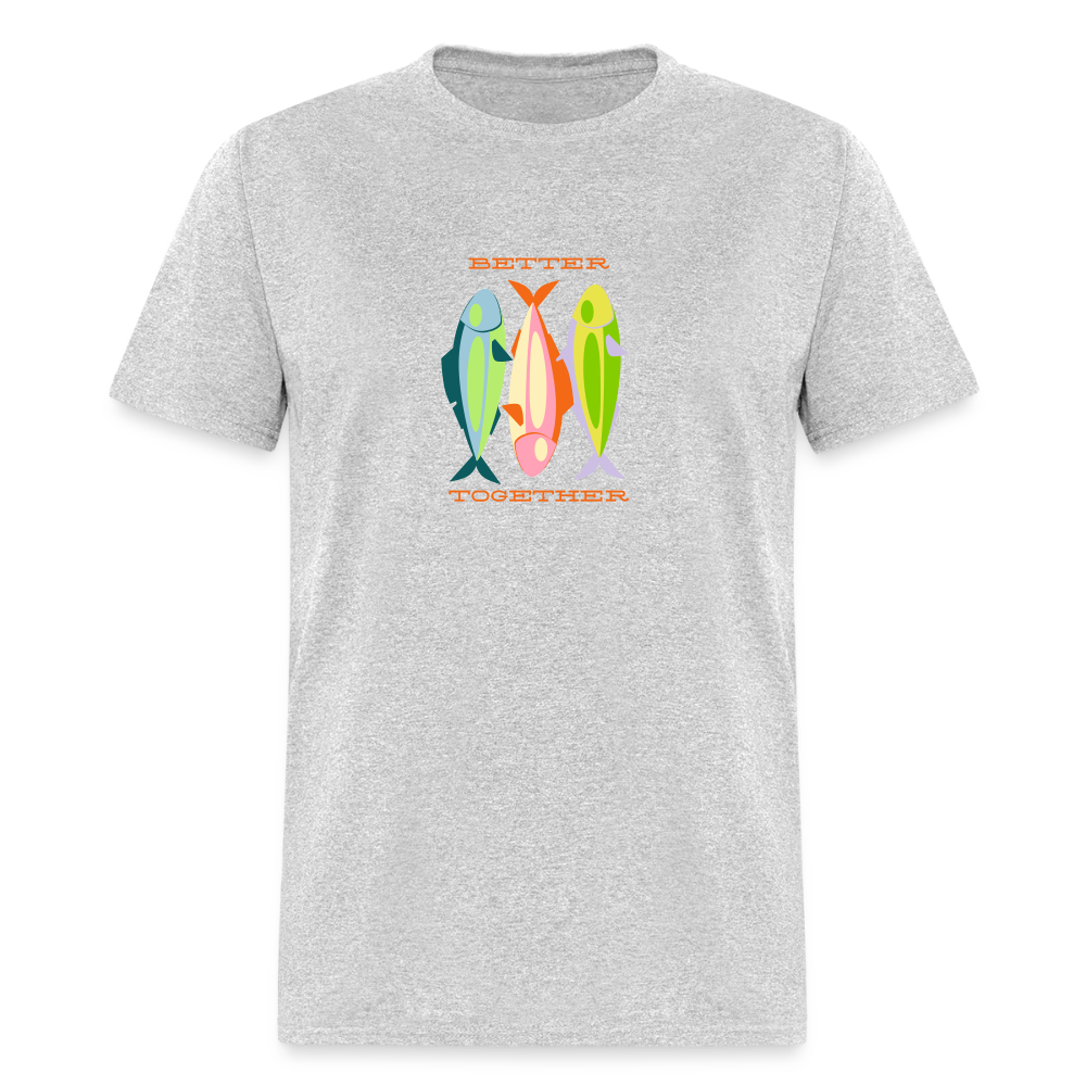 Better Together Sardines Unisex Classic T-Shirt - heather gray