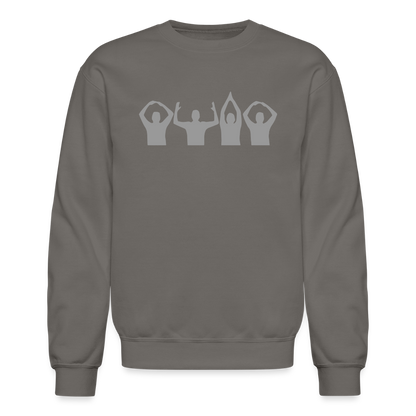 O-H-I-O Silhouette Crewneck Sweatshirt - asphalt gray