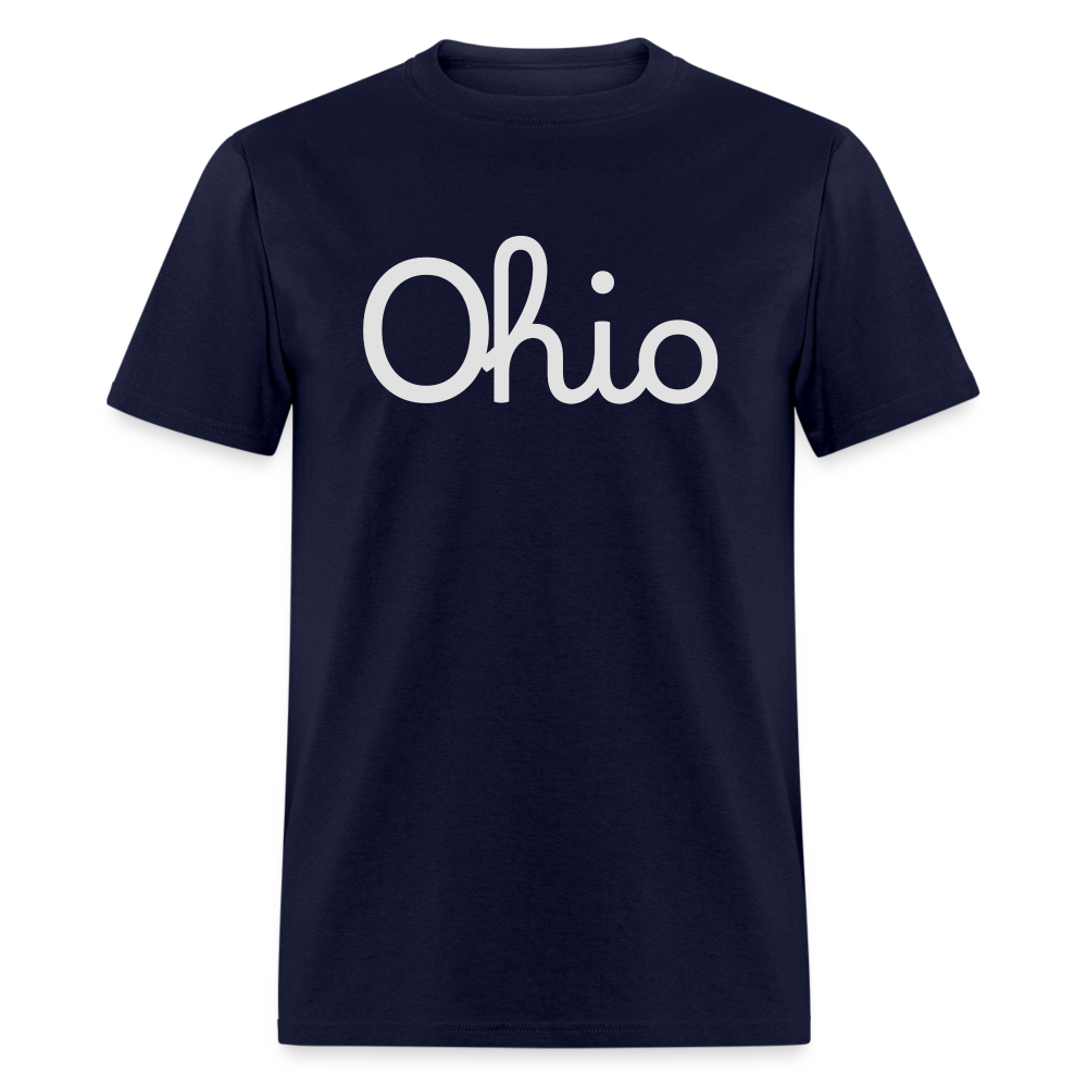 Script Ohio Unisex Classic T-Shirt - navy