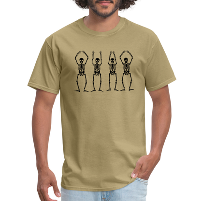OHIO Skeletons Unisex Classic T-Shirt - khaki