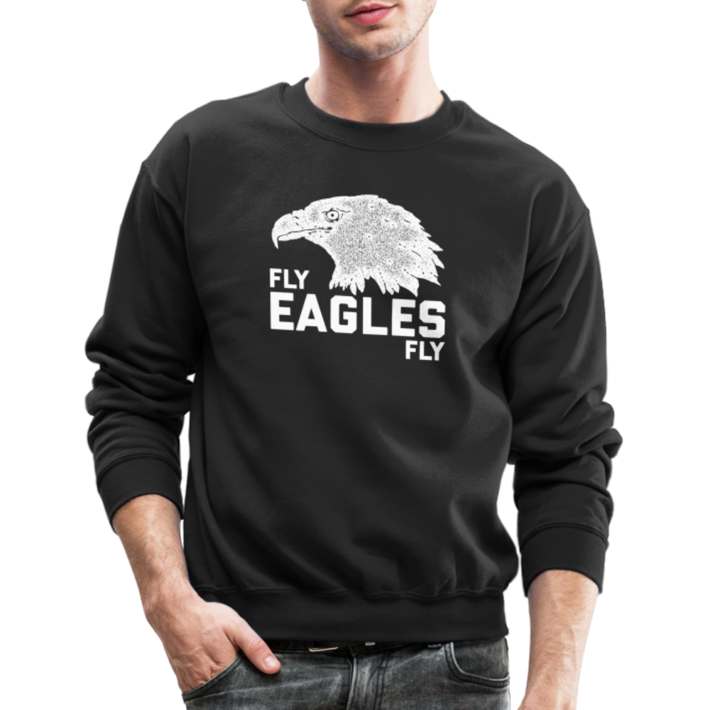 Fly Eagles Fly Crewneck Sweatshirt - black