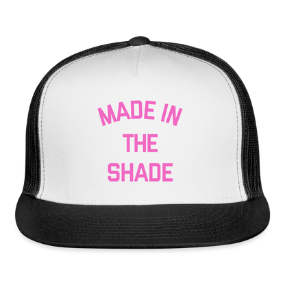 Made in the Shade Trucker Hat - white/black