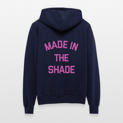 Made in the Shade Unisex Full Zip Hoodie - navy