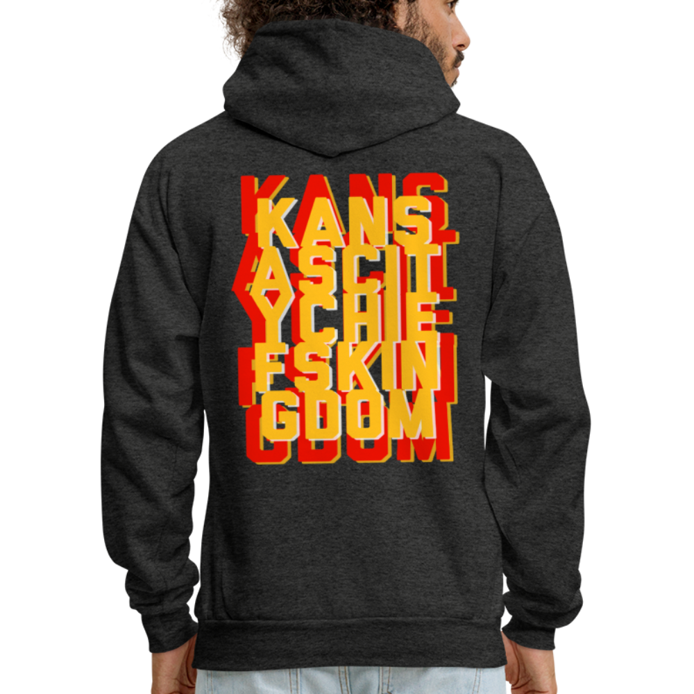 KC Chiefs Kingdom Men's Hoodie - charcoal grey