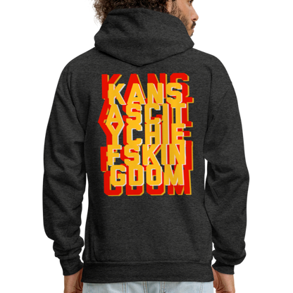 KC Chiefs Kingdom Men's Hoodie - charcoal grey