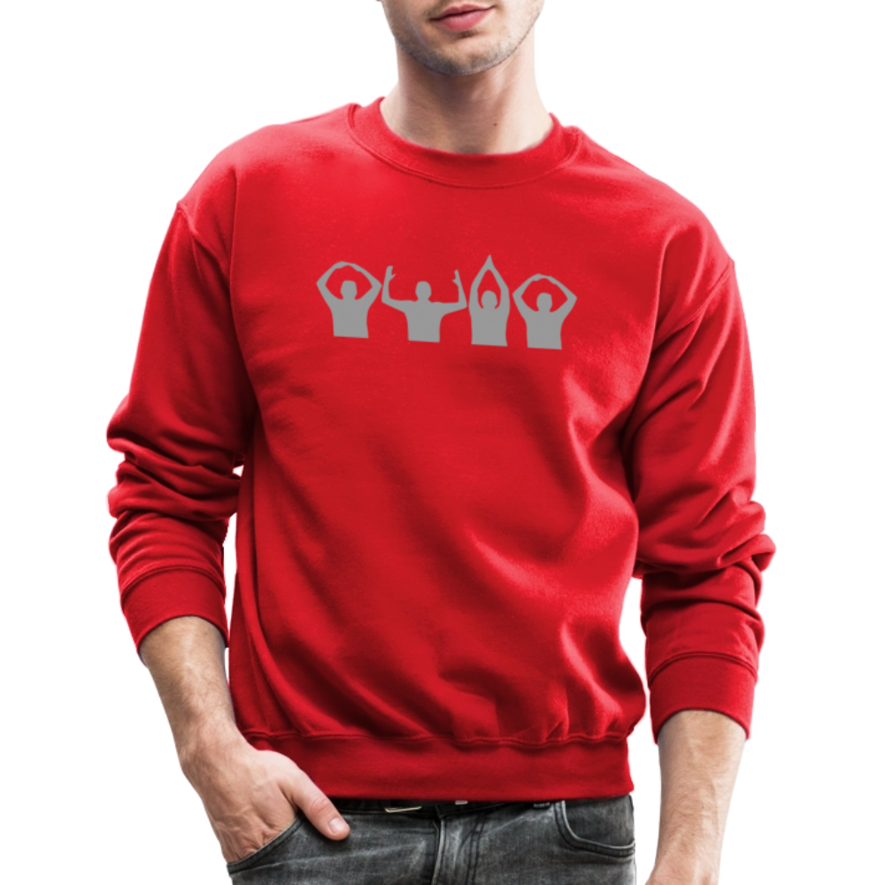 O-H-I-O Silhouette Crewneck Sweatshirt - red