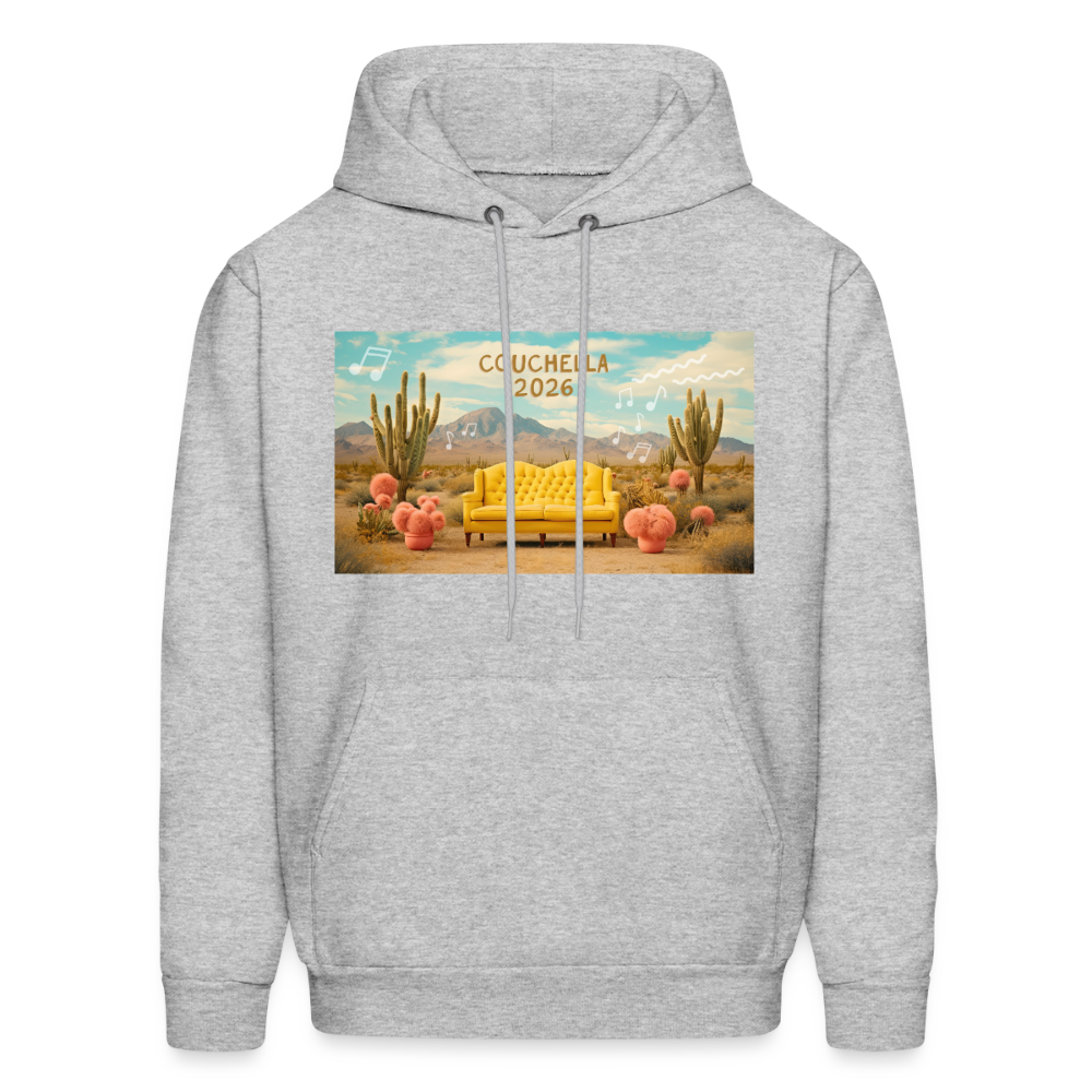 Couchella 2026 Men's Hoodie - heather gray