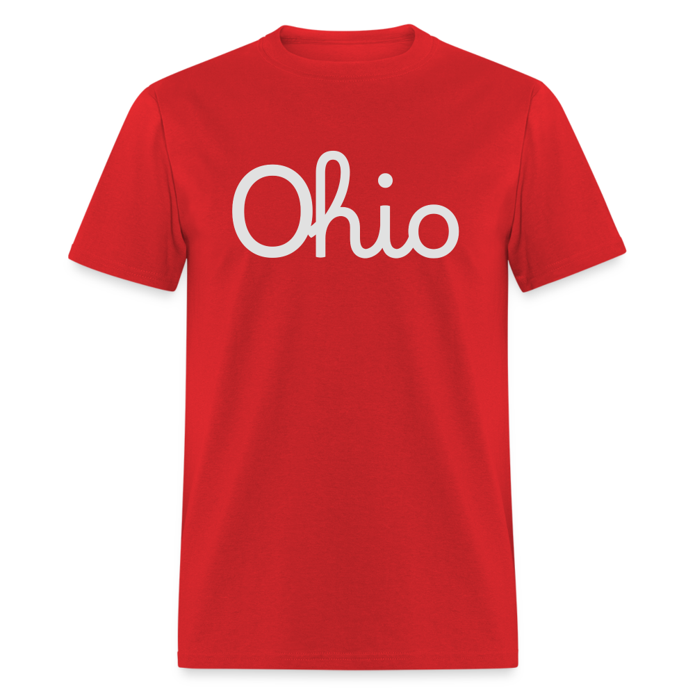 Script Ohio Unisex Classic T-Shirt - red